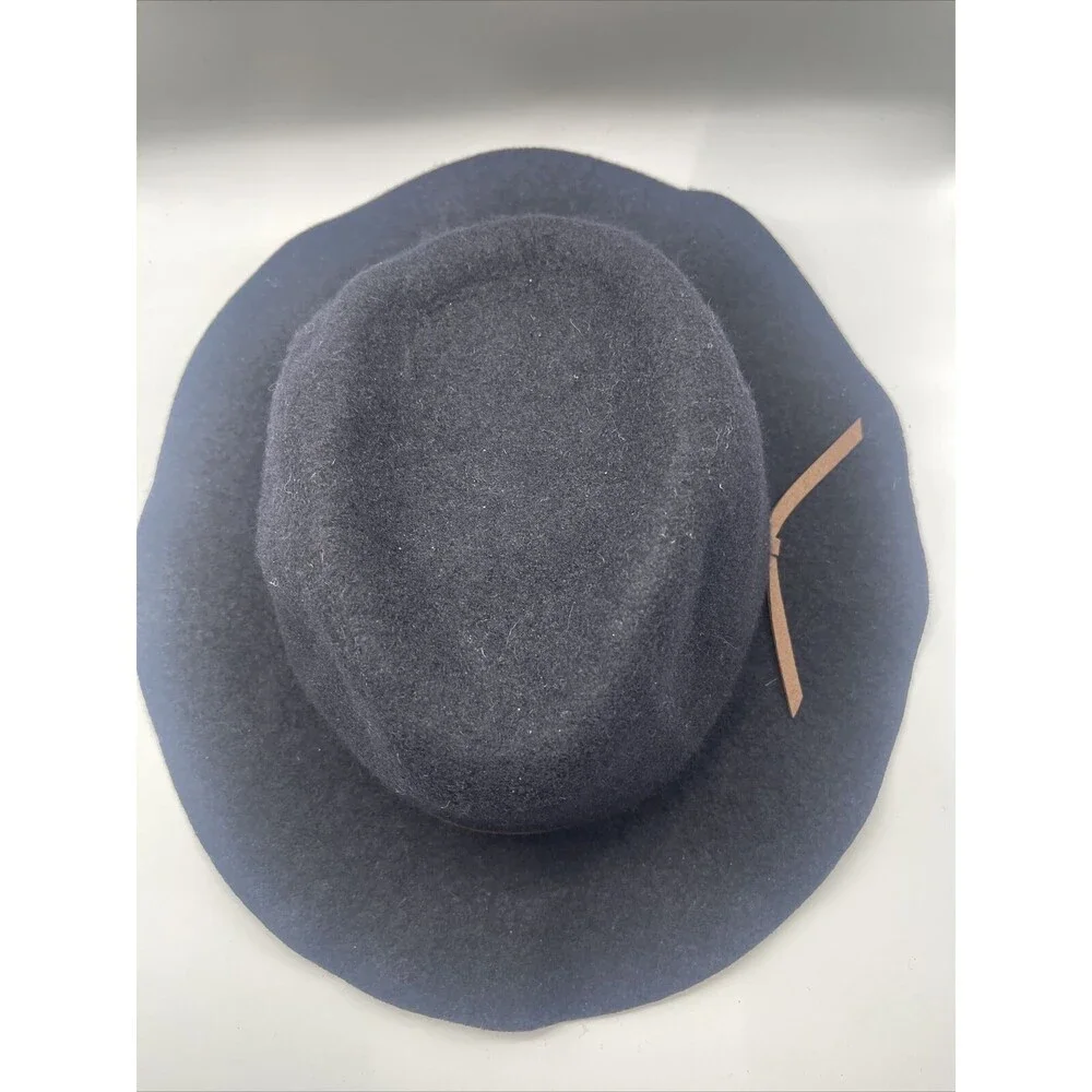 Brixton Valley Fedora Wool Hat In Black One Size New